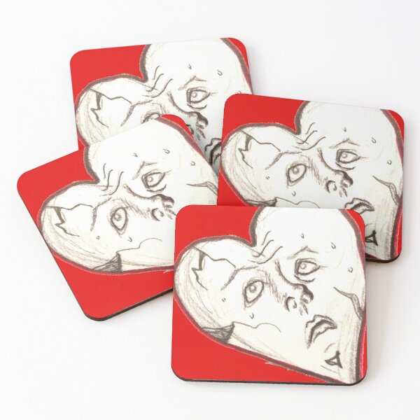 Item preview, heart face designed and sold by alienhexfriend.