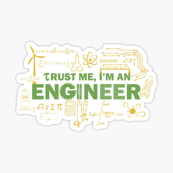 Science Engineer Humor Sticker
