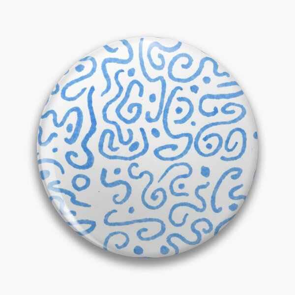 Item preview, blue doodle designed and sold by KarolinaSt.