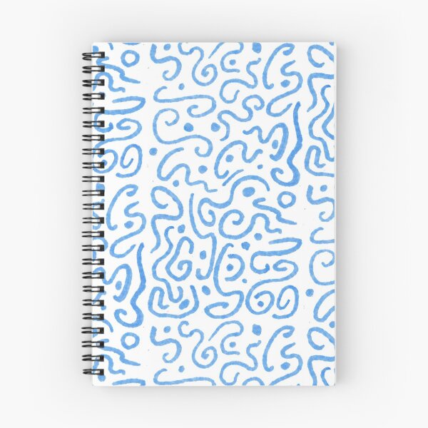 Item preview, blue doodle designed and sold by KarolinaSt.