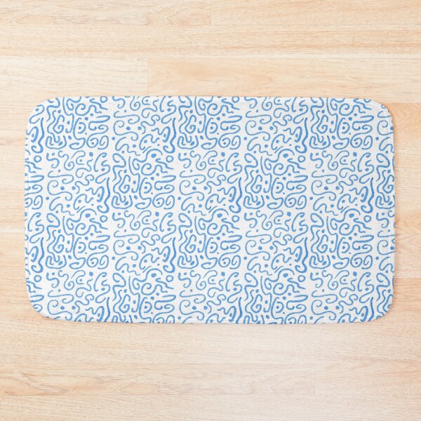 Item preview, blue doodle designed and sold by KarolinaSt.