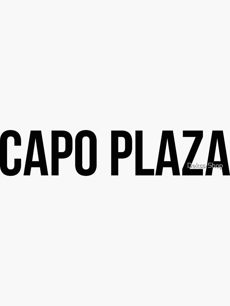 Capo Plaza Il Nome | Sticker