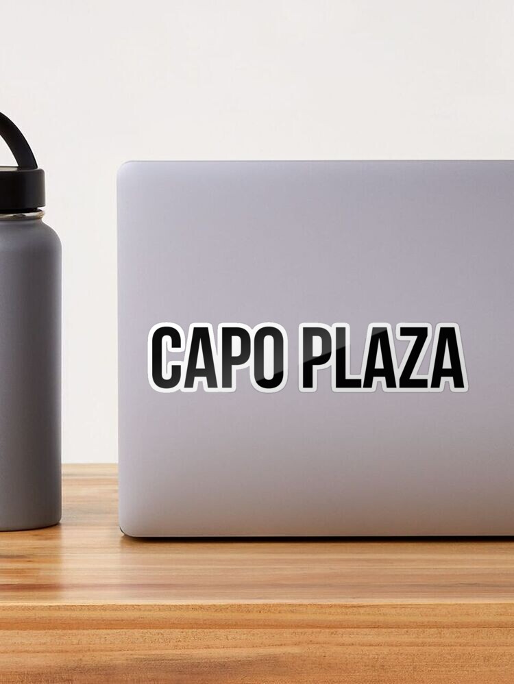 Capo Plaza Il Nome Sticker for Sale by Dekss-Shop