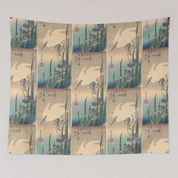 Item preview, White Heron and Iris designed and sold by Tizeru.