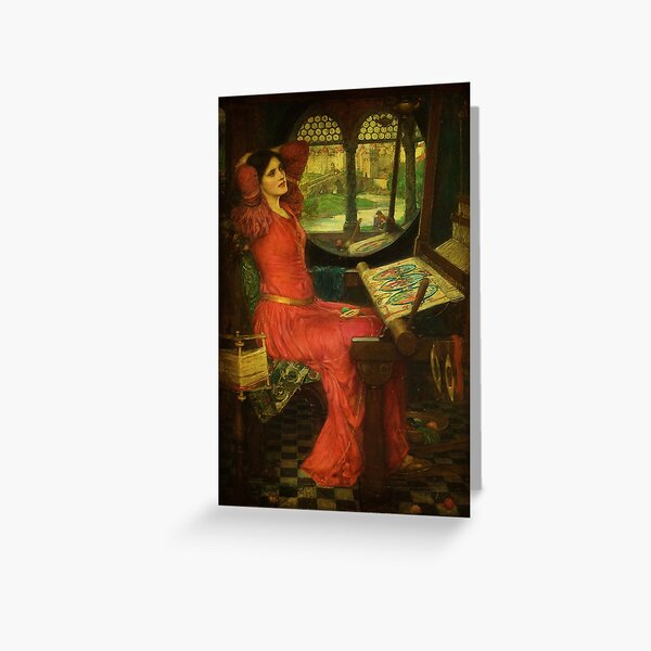 Pre Raphaelite Greeting Card