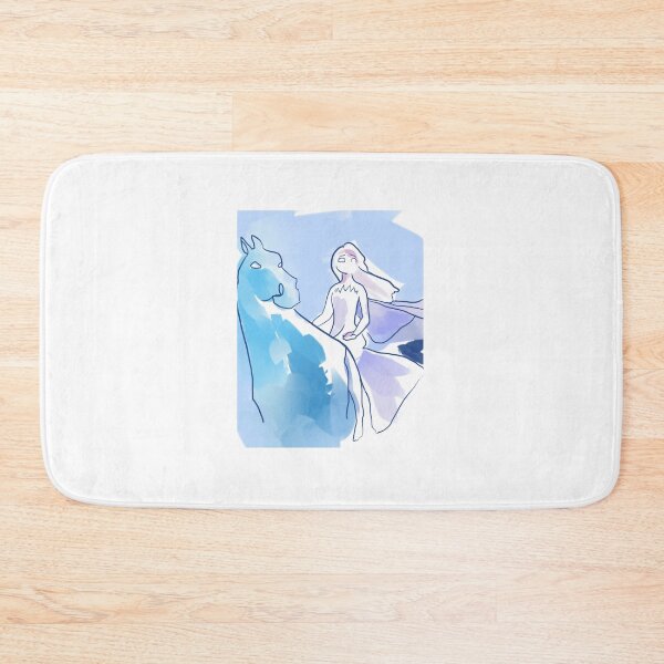 Item preview, Light soothing pastel watercolor fine line-art illustration frozen 2 elsa nokk fanart portrait designed and sold by cultfavourite.