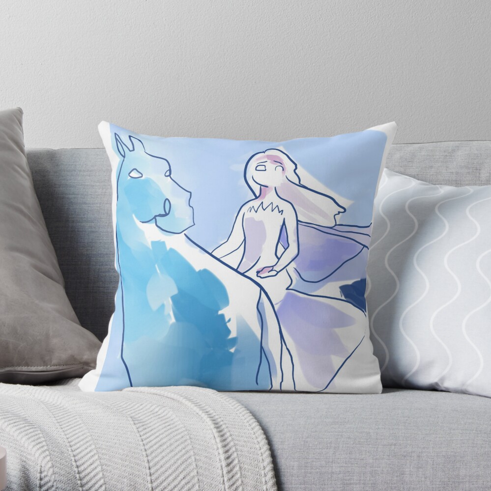 elsa throw pillow