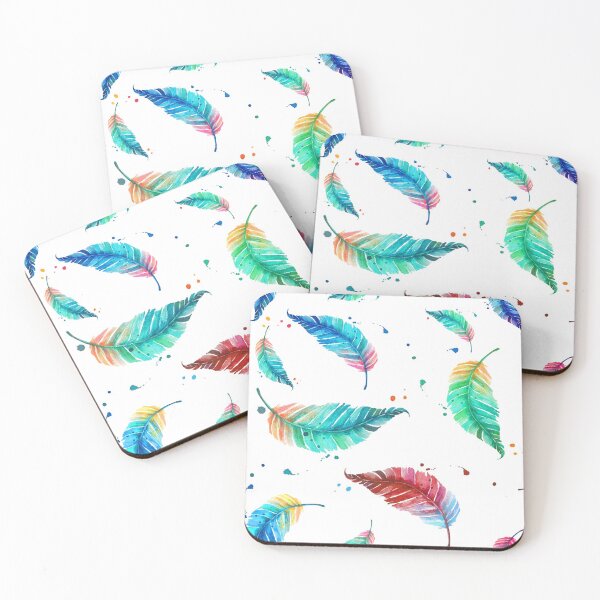 Item preview, Plumas de colores designed and sold by Suna Sun.