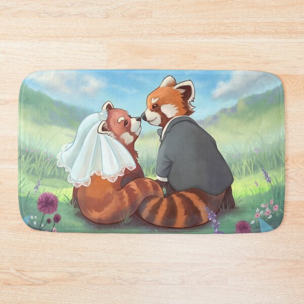 Item preview, Cute Red Panda Couple designed and sold by Adrienn Ecsedi.