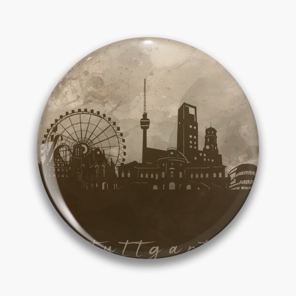 Item preview, stuttgart skyline designed and sold by BekimART2.