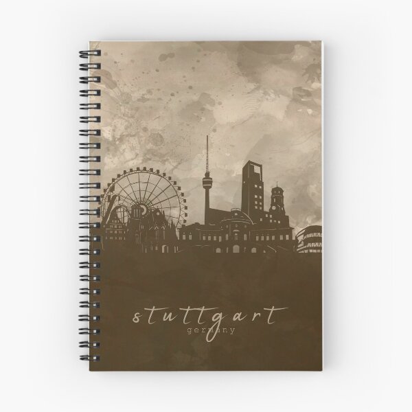 Item preview, stuttgart skyline designed and sold by BekimART2.