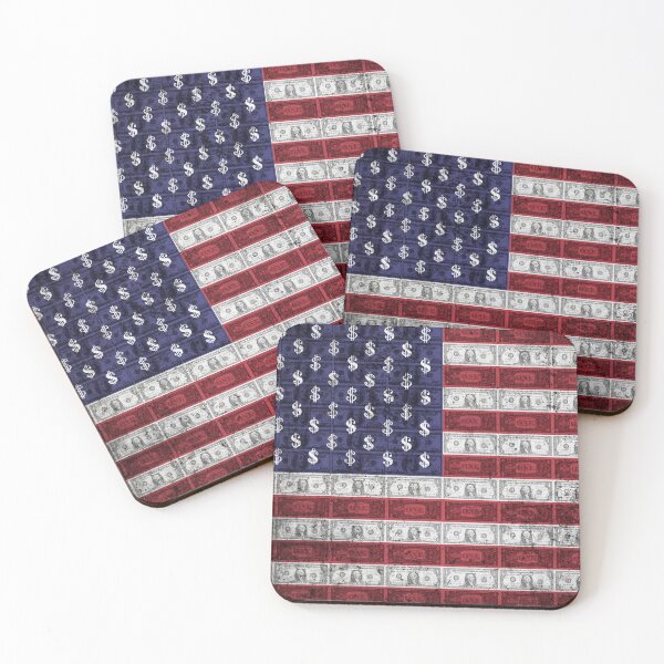 Item preview, Capitalism American Flag Illustration - United States USA Money Pop Art designed and sold by NLopezArt.
