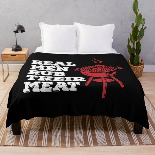 Item preview, Real Men Rub Their Meat Funny BBQ Lover  designed and sold by casestees.