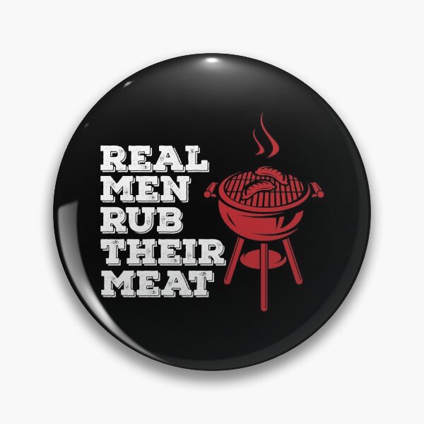Item preview, Real Men Rub Their Meat Funny BBQ Lover  designed and sold by casestees.