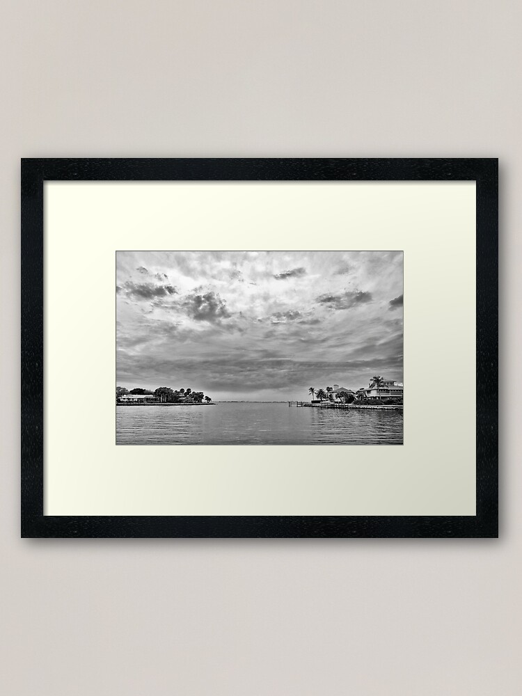 Alternate view of Storm Sky, Sarasota 2012 Framed Art Print