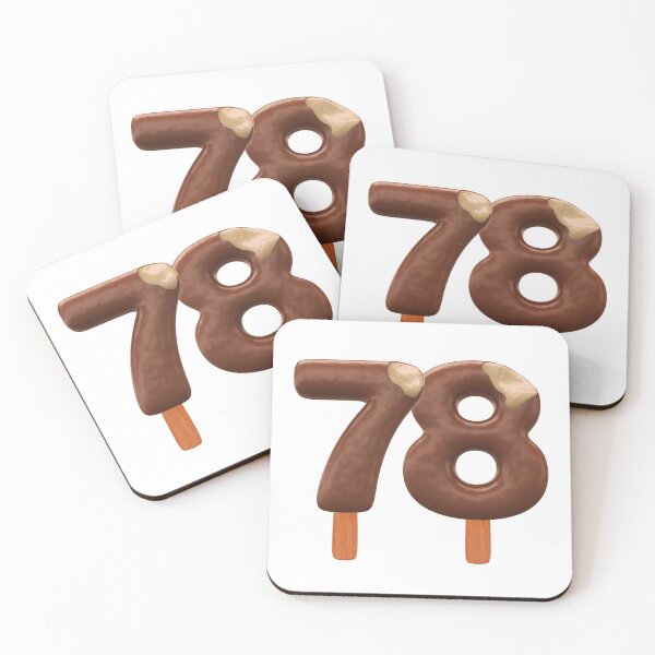 Item preview, 78 Ice Cream Seventy Eight Number 3d Chocolate designed and sold by HelloFromAja.