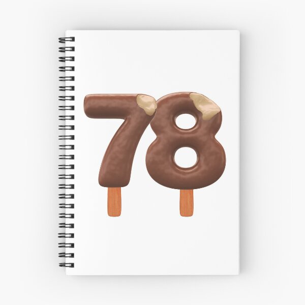 Item preview, 78 Ice Cream Seventy Eight Number 3d Chocolate designed and sold by HelloFromAja.