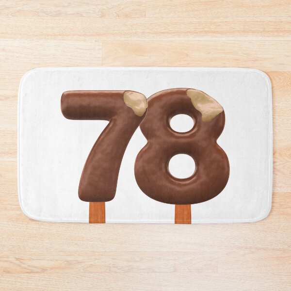 Item preview, 78 Ice Cream Seventy Eight Number 3d Chocolate designed and sold by HelloFromAja.
