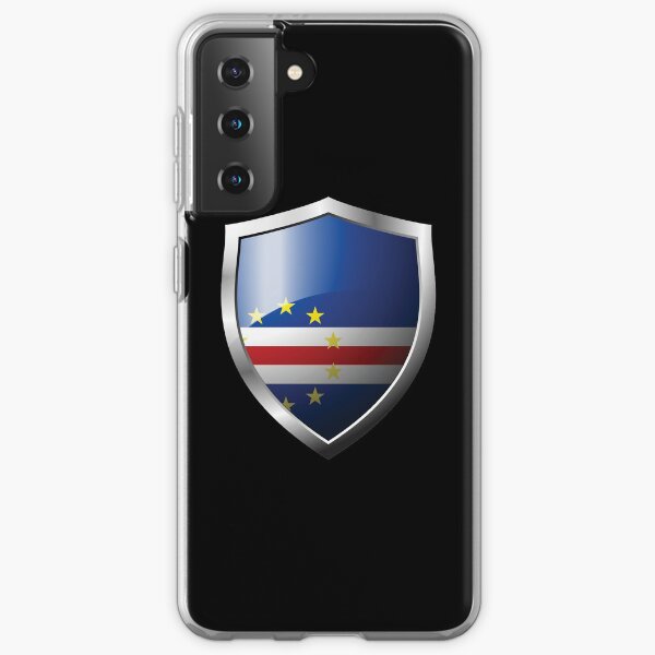 Drapeau du Cabo Verde fort Bouclier Pays Coque souple Samsung Galaxy
