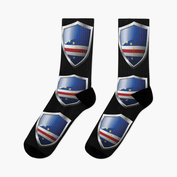 Item preview, Strong Cabo Verde  Flag Shield Country designed and sold by HelloFromAja.