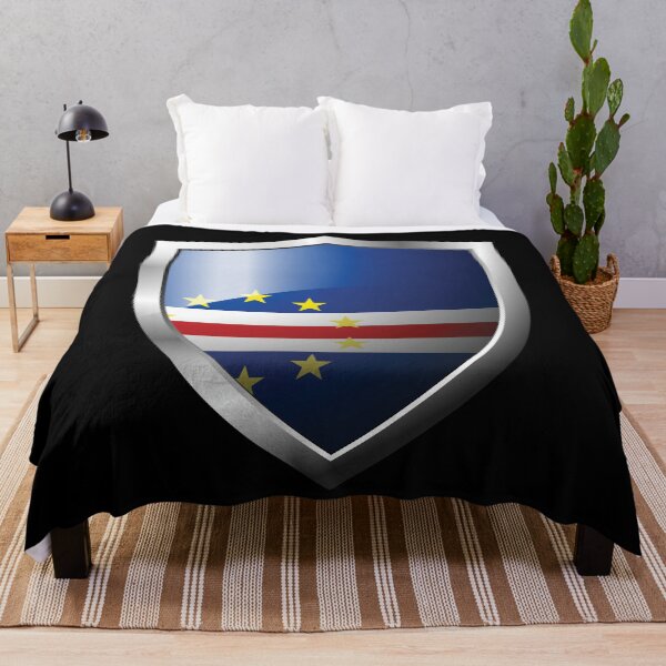 Item preview, Strong Cabo Verde  Flag Shield Country designed and sold by HelloFromAja.