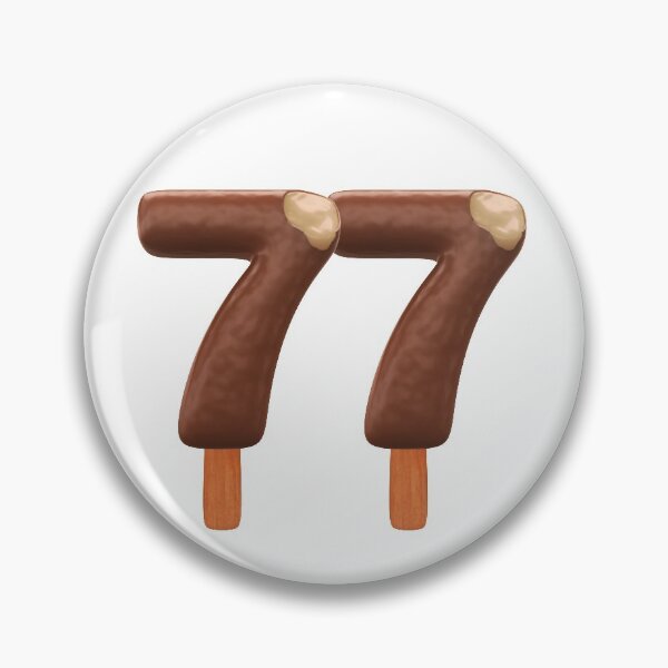 Item preview, 77 Ice Cream Seventy Seven Number 3d Chocolate designed and sold by HelloFromAja.