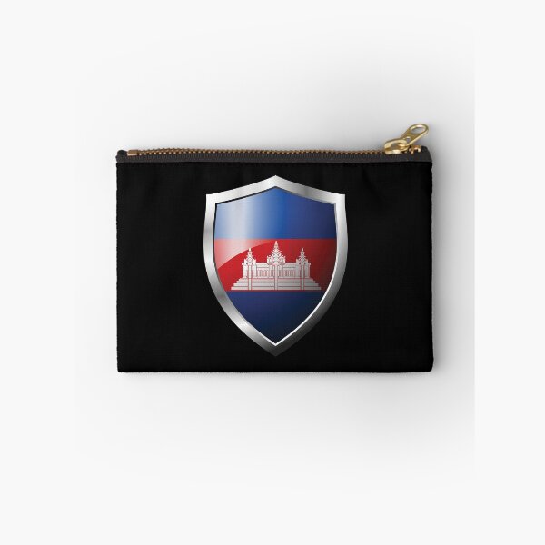 Item preview, Strong Cambodia Flag Shield Country designed and sold by HelloFromAja.