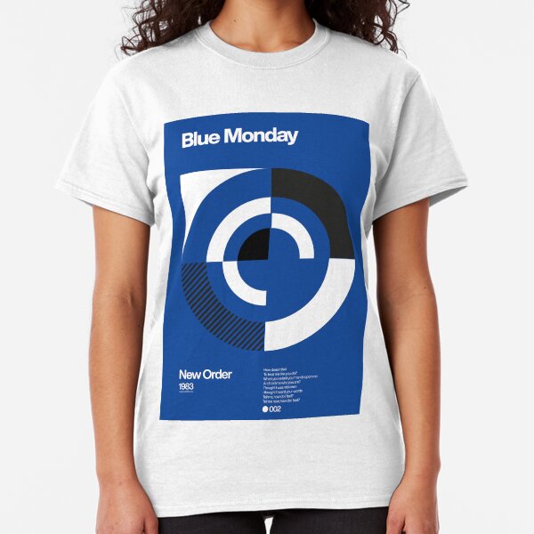 Blue Monday - New Order Typographic Poster Classic T-Shirt