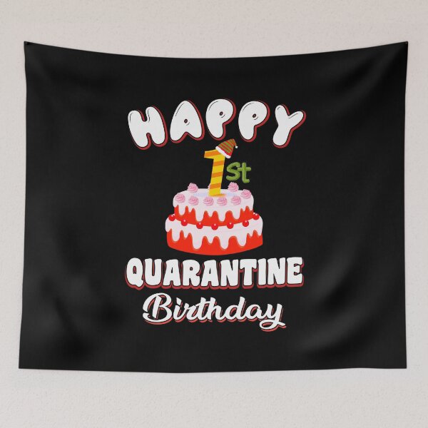 Item preview, Happy 1st quarantine birthday funny gift designed and sold by kader85.