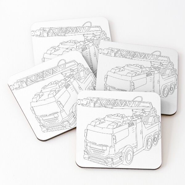 Item preview, Fire engine fire truck fire engine designed and sold by FoxyS.