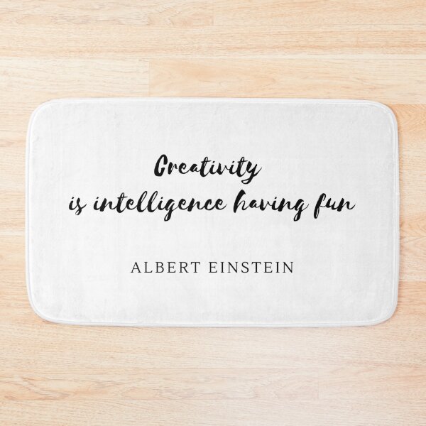 Item preview, Creativity and Intelligence - Einstein designed and sold by MightyFineGoods.