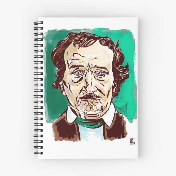 Item preview, Portrait of Edgar Allan Poe with gold bug designed and sold by Baird Hoffmire.