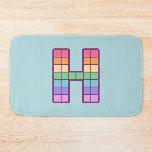 Item preview, H letter, alphabet, typography, font designed and sold by OkihanaShop.