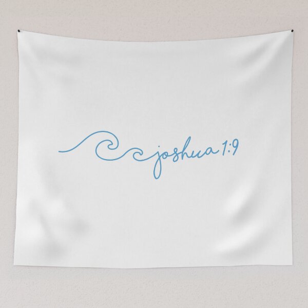 Item preview, Joshua 1:9 Waves Bible Verse designed and sold by move-mtns.