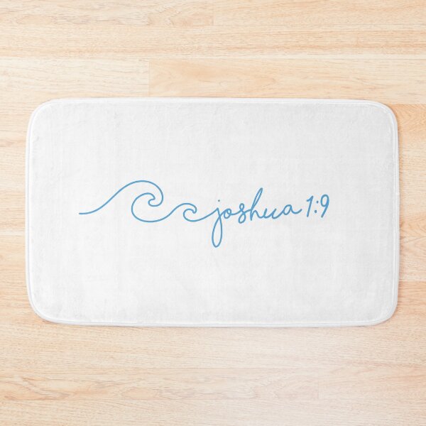 Item preview, Joshua 1:9 Waves Bible Verse designed and sold by move-mtns.