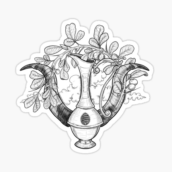 HATHOR: Goddess of Joy, Sensuality and Getting Drunk Sticker