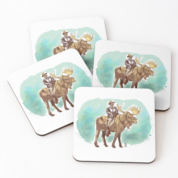 Item preview, Teddy & Mini-Moose designed and sold by Baird Hoffmire.