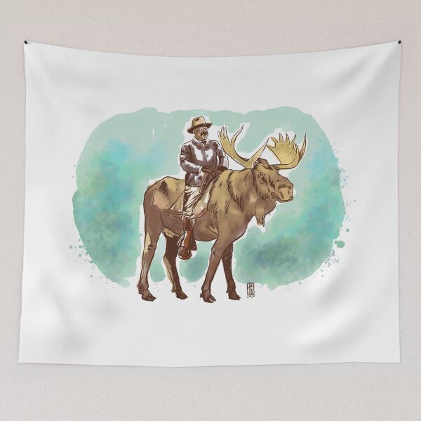 Item preview, Teddy & Mini-Moose designed and sold by Baird Hoffmire.