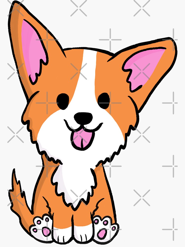 Corgi galés kawaii de RolmiArt