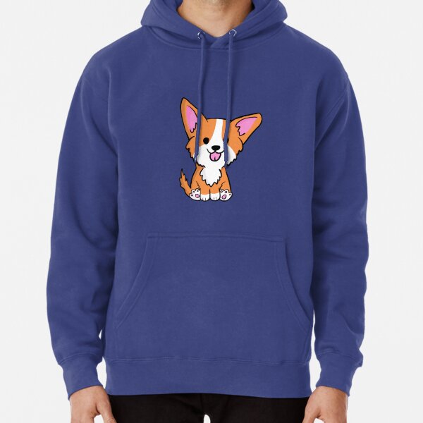 Kawaii welsh corgi Pullover Hoodie