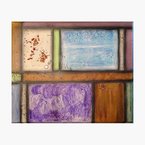 Pastel with vial Photographic Print