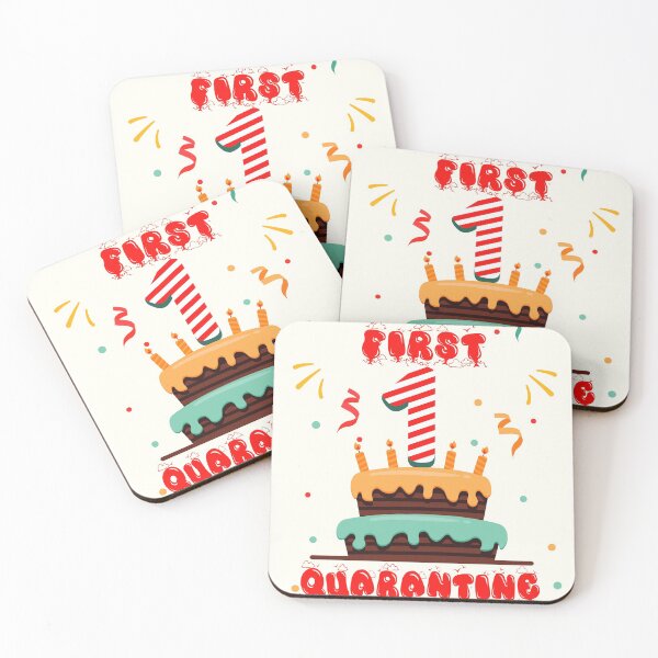 Item preview, happy first quarantine birthday designed and sold by ArrigoLazzaro.