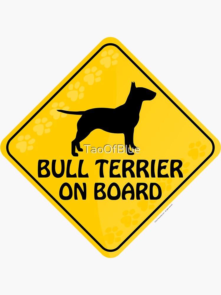 Bull Terrier On Board by TaoOfBlue