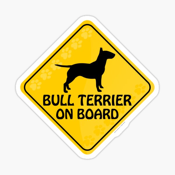 Bull Terrier On Board Sticker