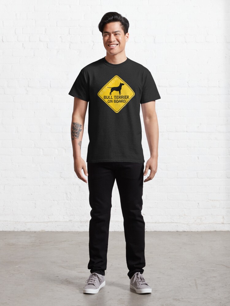 Alternate view of Bull Terrier On Board Classic T-Shirt