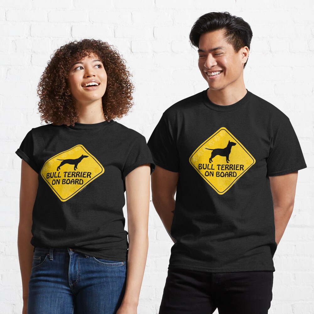 Bull Terrier On Board Classic T-Shirt
