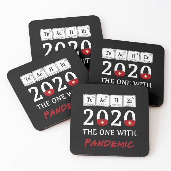 Item preview, Teachers 2020 the one with pandemic Spelled with Periodic Table Elements designed and sold by AnimaLovers.