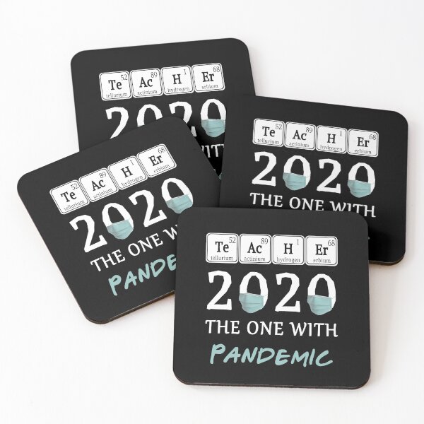 Item preview, Teachers 2020 the one with pandemic Spelled with Periodic Table Elements designed and sold by AnimaLovers.