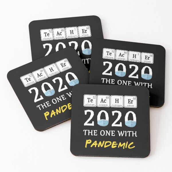 Item preview, Teachers 2020 the one with pandemic Spelled with Periodic Table Elements designed and sold by AnimaLovers.