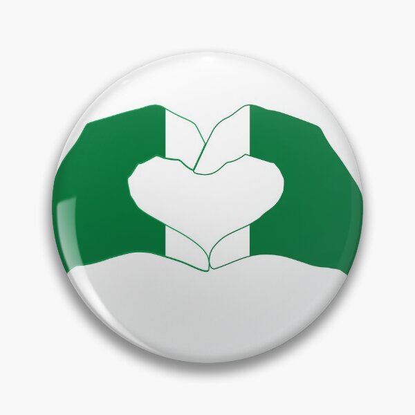 Item preview, We Heart Nigeria Patriot Flag Series designed and sold by Carbon-Fibre Media.